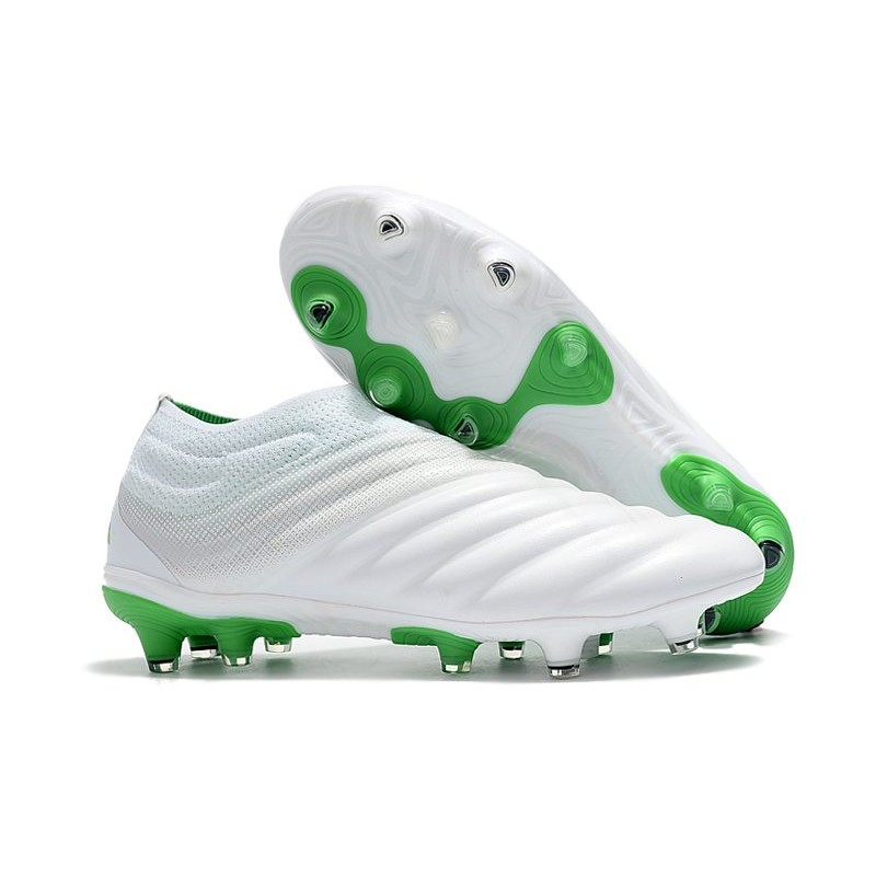 cortar guardarropa Bigote Botas De Futbol Hombre Adidas Copa 19+ FG – Blanco Verde – botas de futbol  baratas,botas de futbol sin cordones